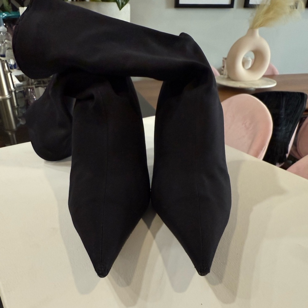 Balenciaga knife crepe pointy boots - Picture 5 of 10